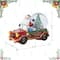 Glitzhome® 100mm Christmas Resin Lighted Musical Snowflakes Santa Car Waterglobe